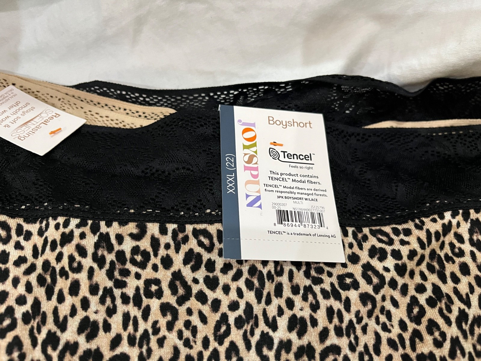 Joyspun Women’s Stretch Boyshort Tercel 3 in pack XL, XXL Lasting softness NEW