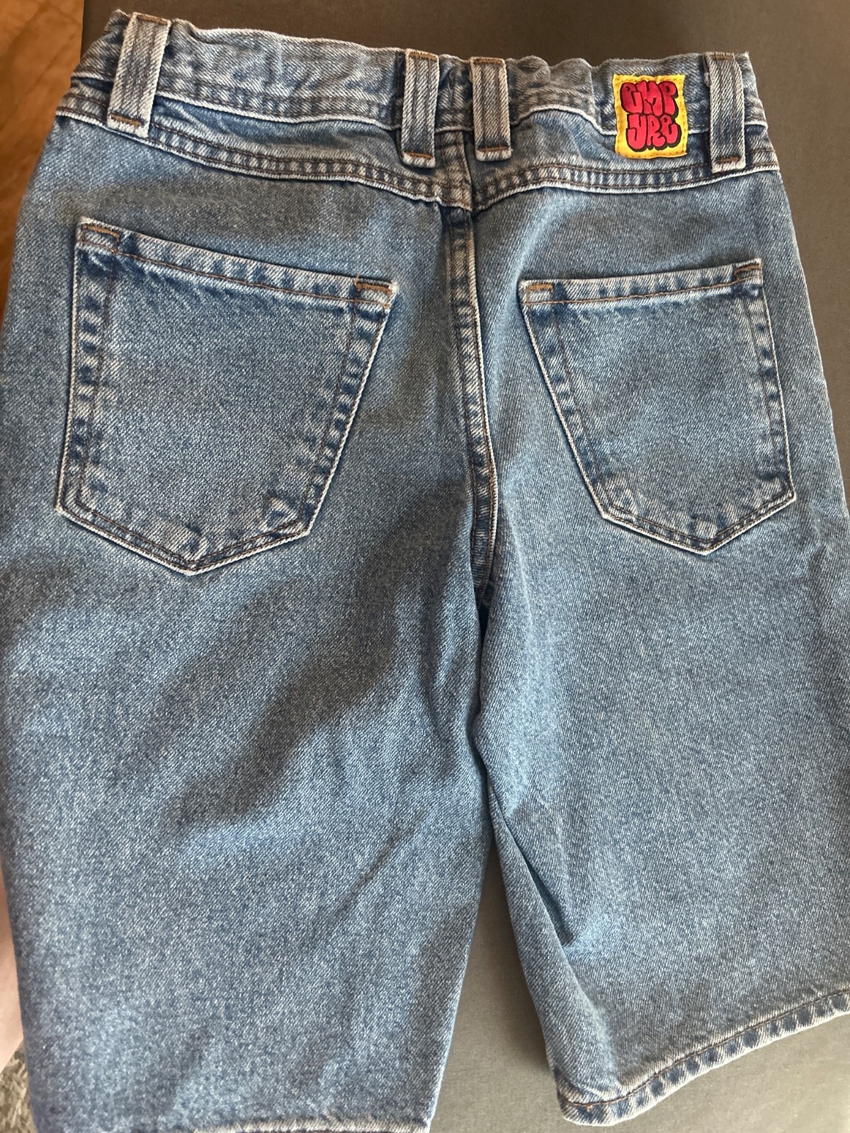 Empyre Boys Denim Loose Skate Shorts Size 25 Light Wash