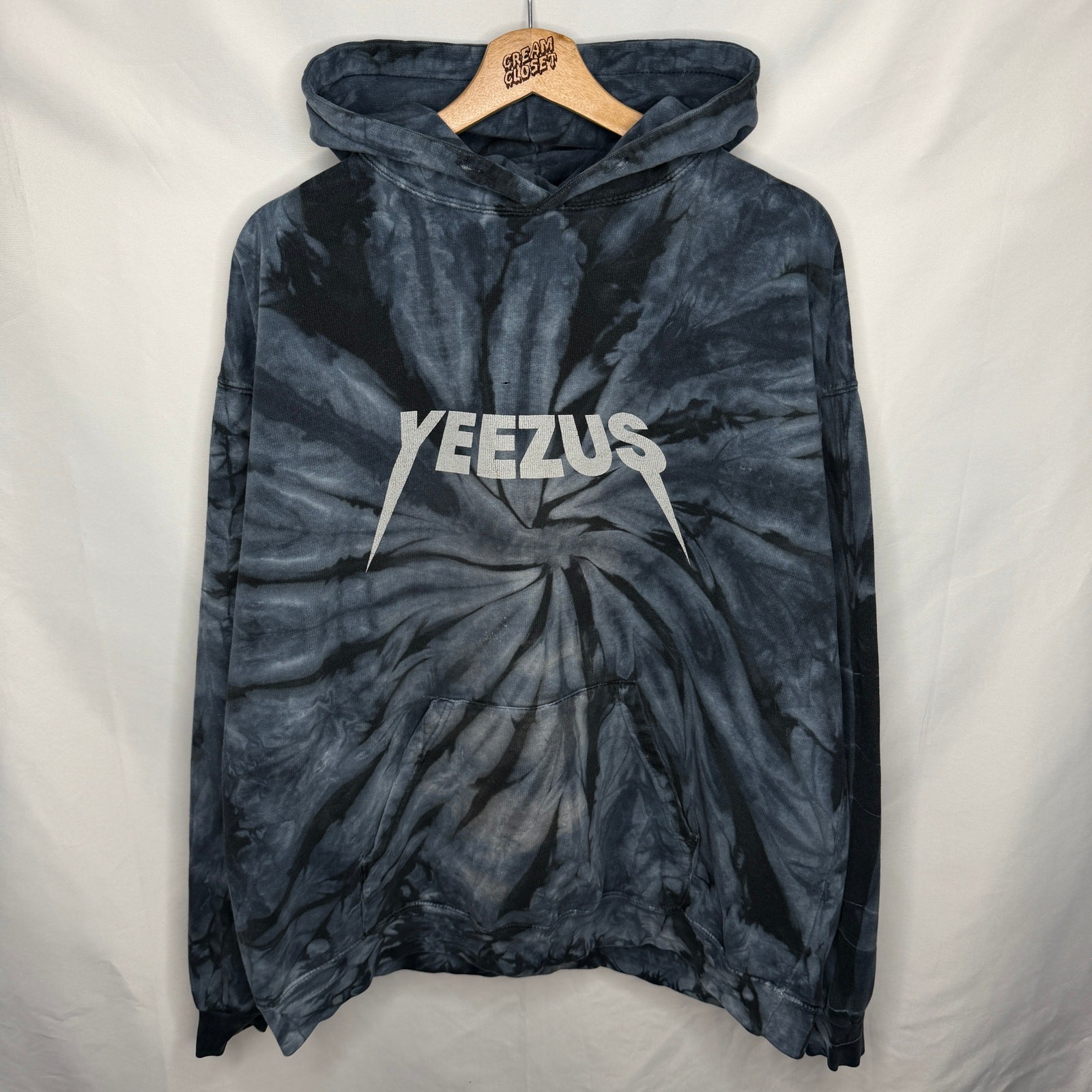 Kanye West Wes Lang Yeezy Season Grim Reaper Yeezus Tie Dye Tour Merch Hoodie XL