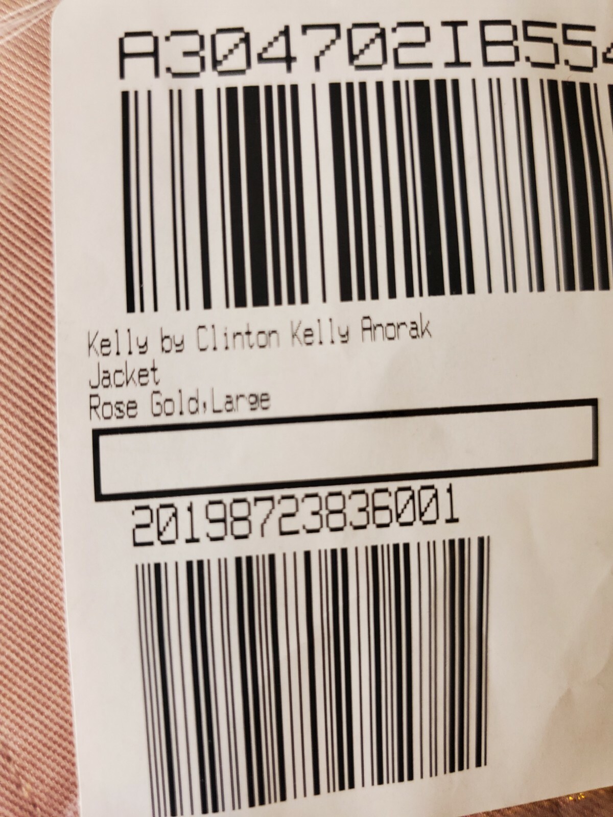 Kelly By Clinton Kelly Anorak Jacket – Rose Gold – Large