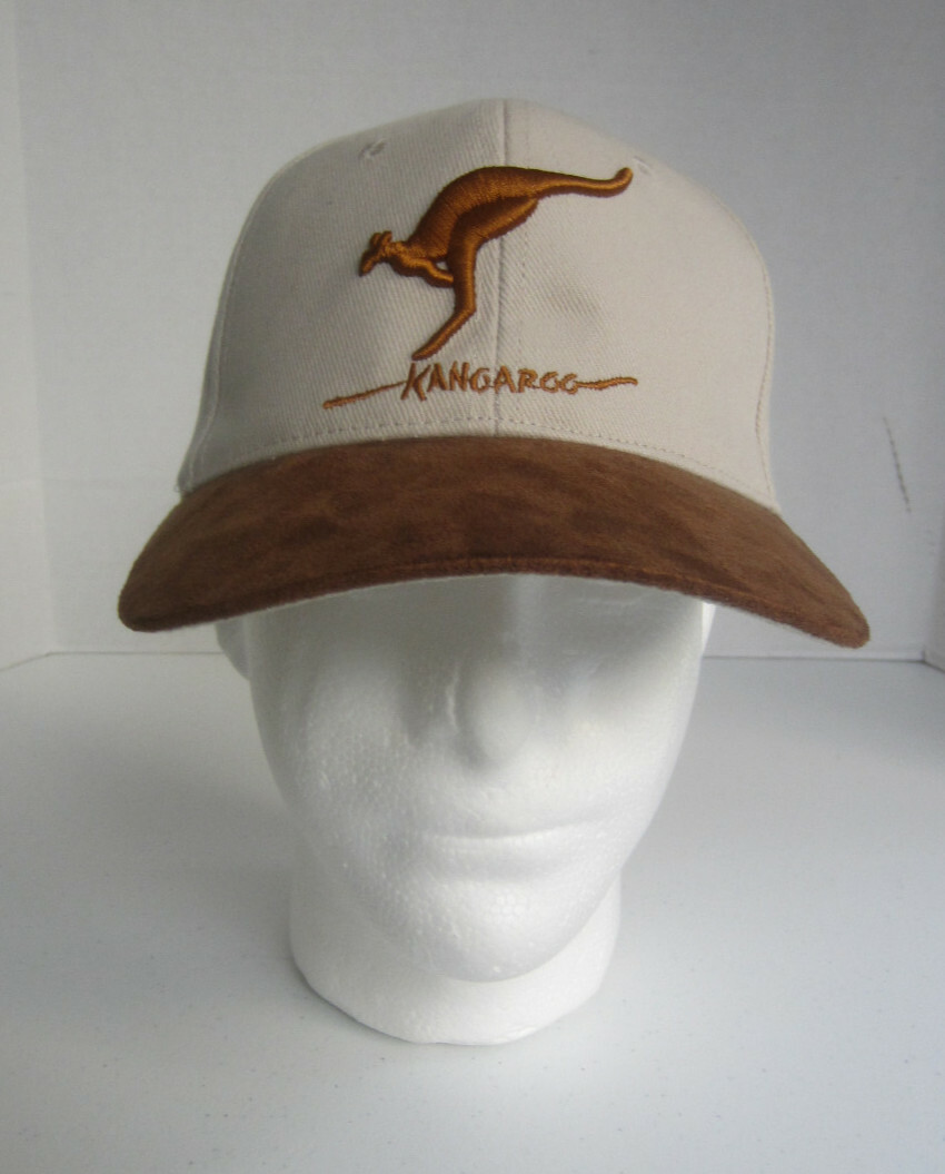 Australia Two-Toned Adjustable Baseball Cap w/ Embroidered Kangaroo NWT