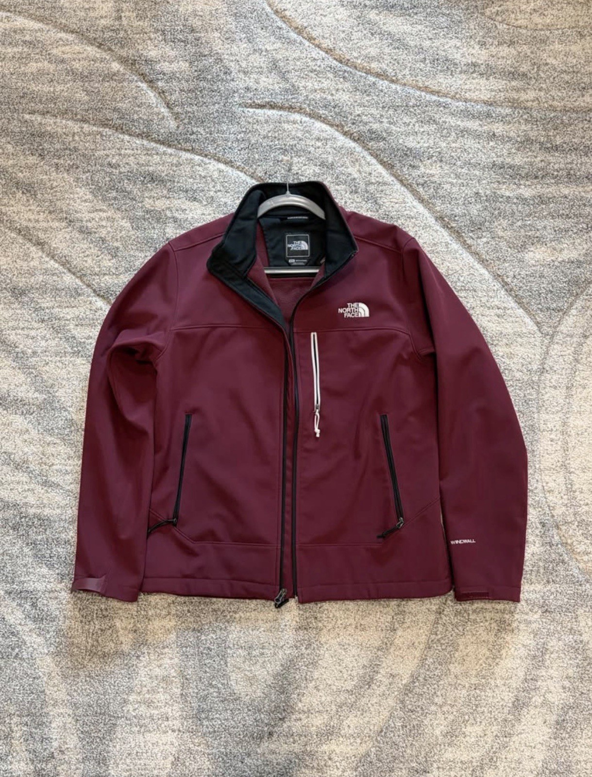 The North Face WindWall Apex Bionic Softshell Jacket – Men’s Medium – Burgundy