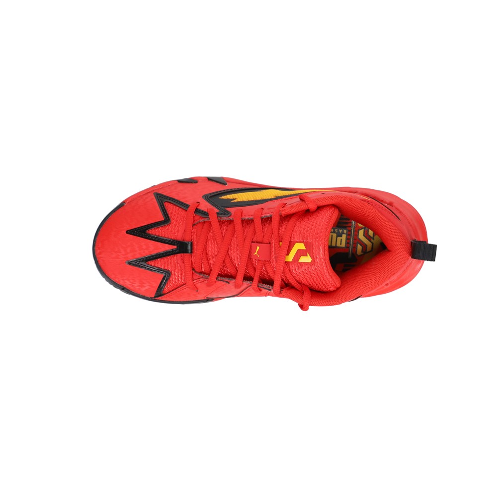 PUMA Scoot Zeros Retro Portland Basketball Youth Boys Red Sneakers Athletic Sho