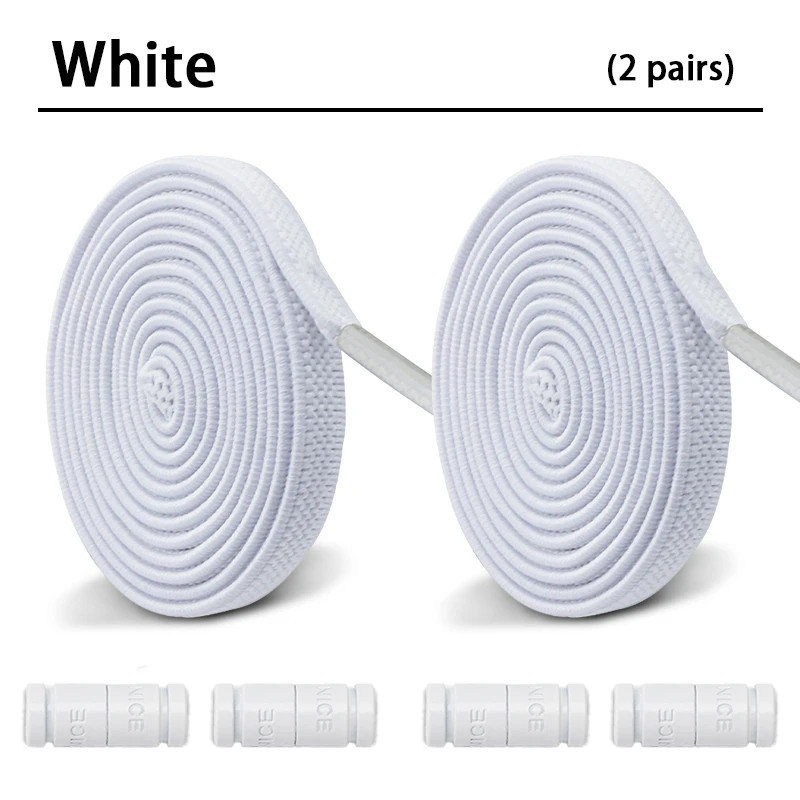 No Tie Elastic Shoelaces Without Tying Sports Shoe Laces for Sneakers Colorful C