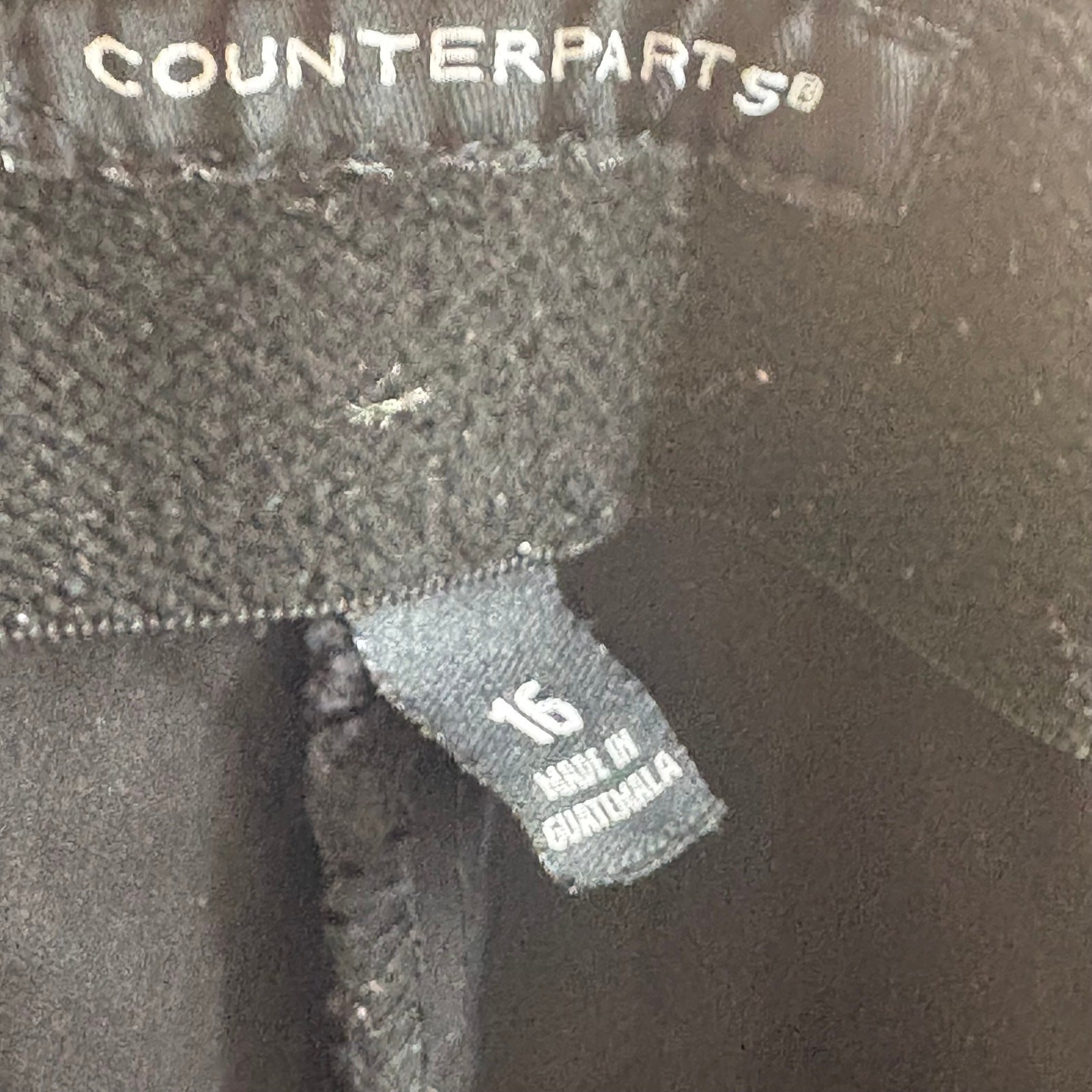 Counterparts Black Elastic Waist Stretch Dress Pants 16