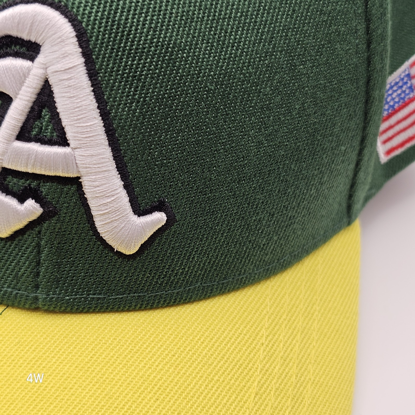 Oakland A’s Athletics Adjustable Hat With Embroidered Emblem And American Flag