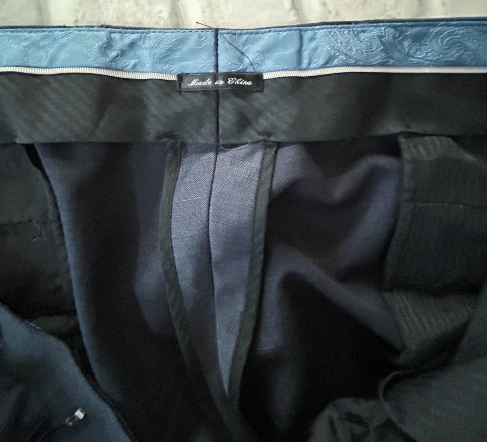 Steve Harvey Celebrity Edition 2 Pc Suit Jacket & Pants 48L /40X32 Dark Blue