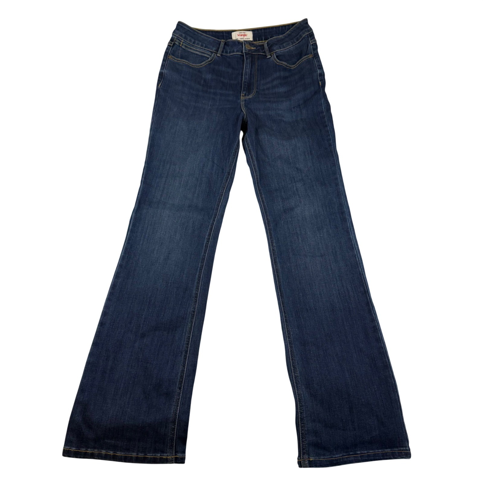 Wrangler Womens Dark Wash Bootcut Denim Jeans Size 8/29 Mid Rise 2577