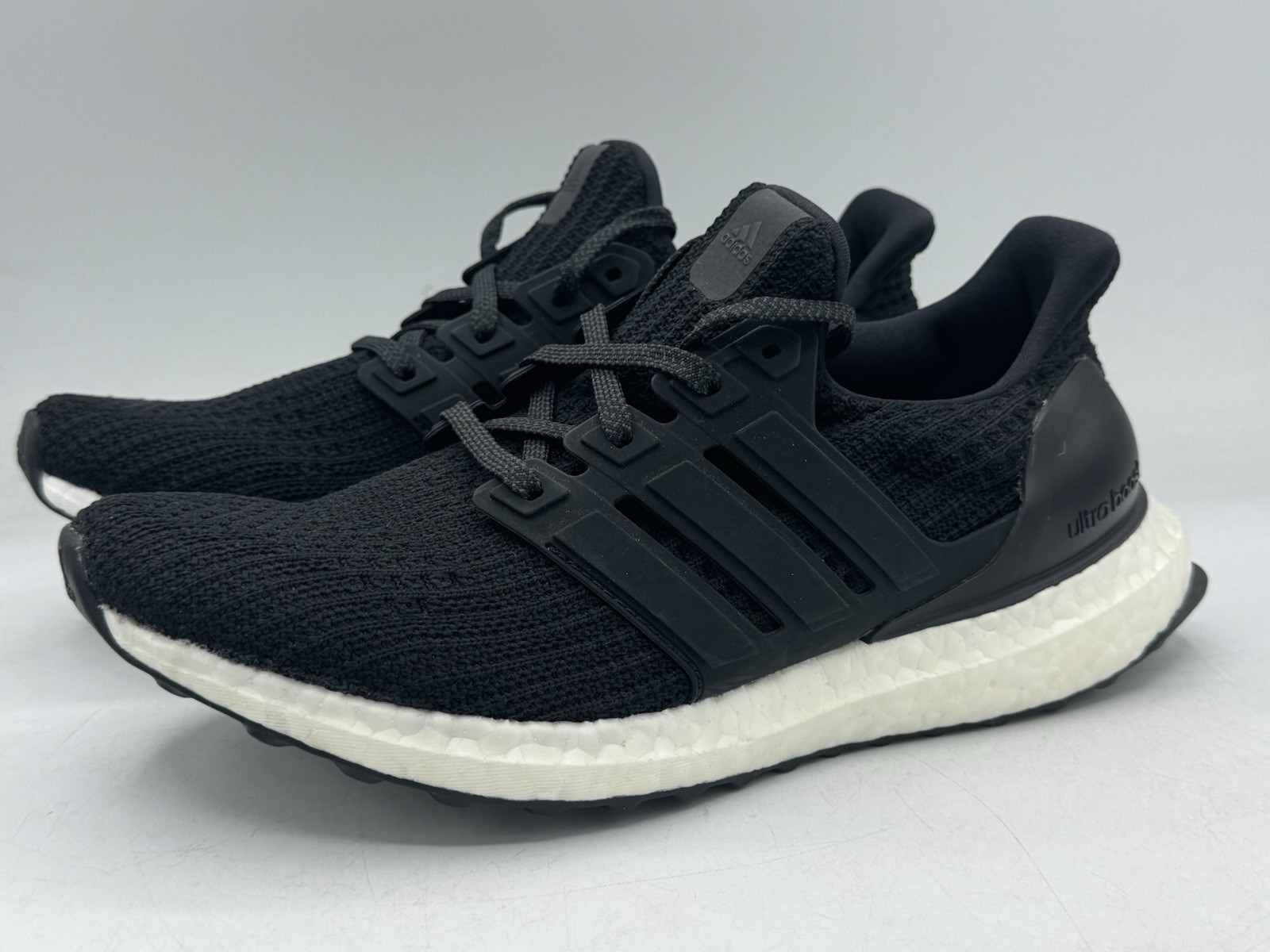 adidas UltraBoost 4.0 Core Black White Running Shoes BB6149 Women’s Size 7