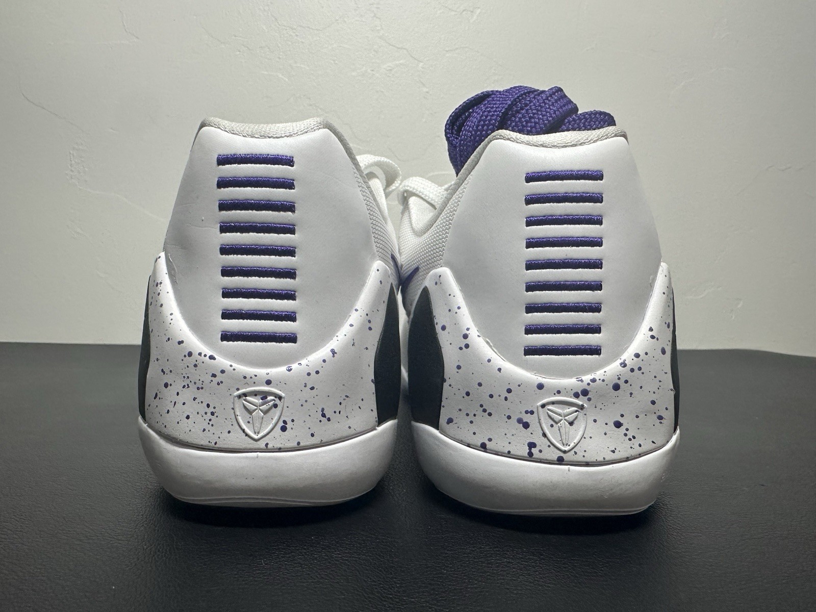 Nike Kobe IX Elite Low EM Protro White Purple Sneakers IH1401-100 Size M3.5/W5