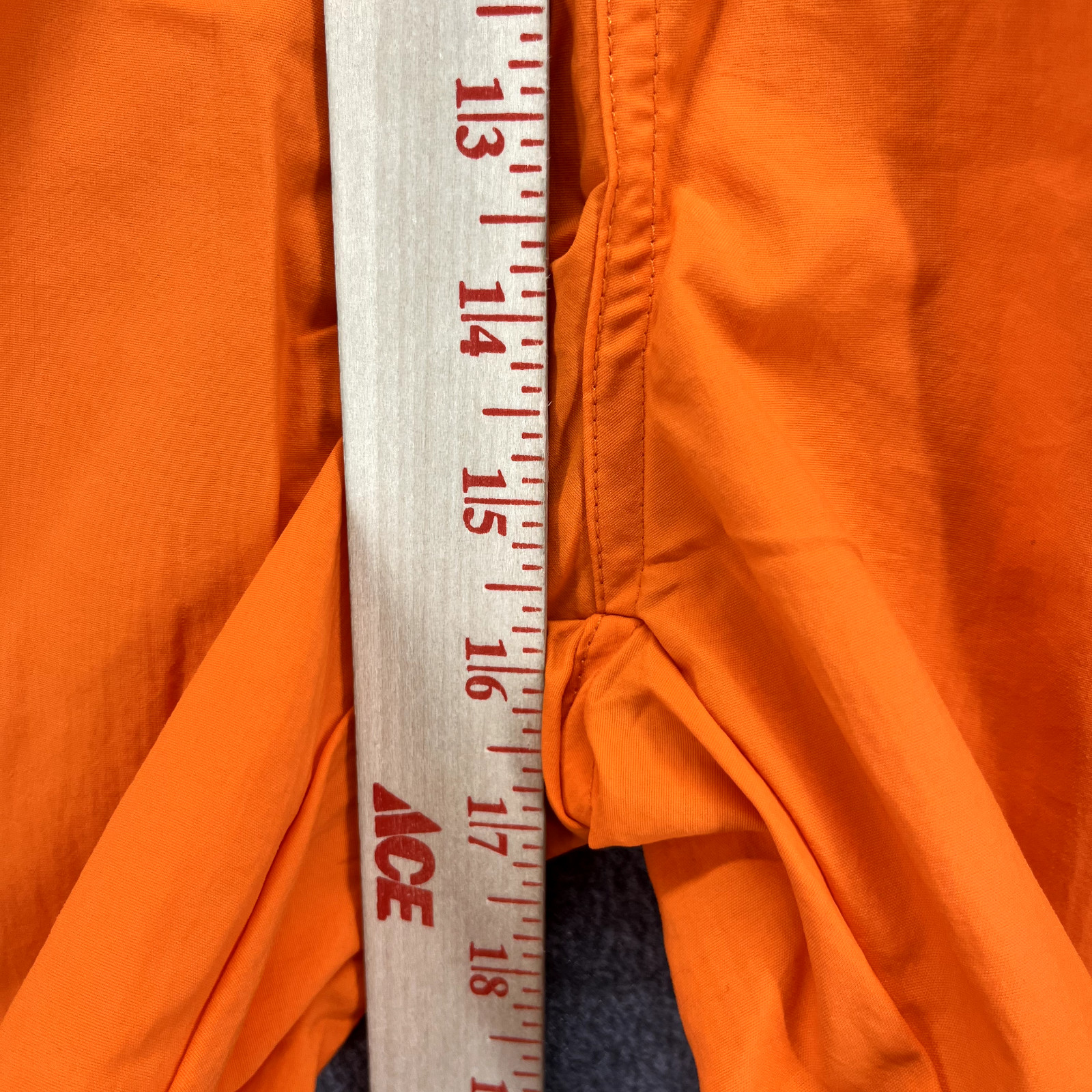 The Finals Shorts Mens 3XL Orange Trunk Deck with Back Pocket Swimwear