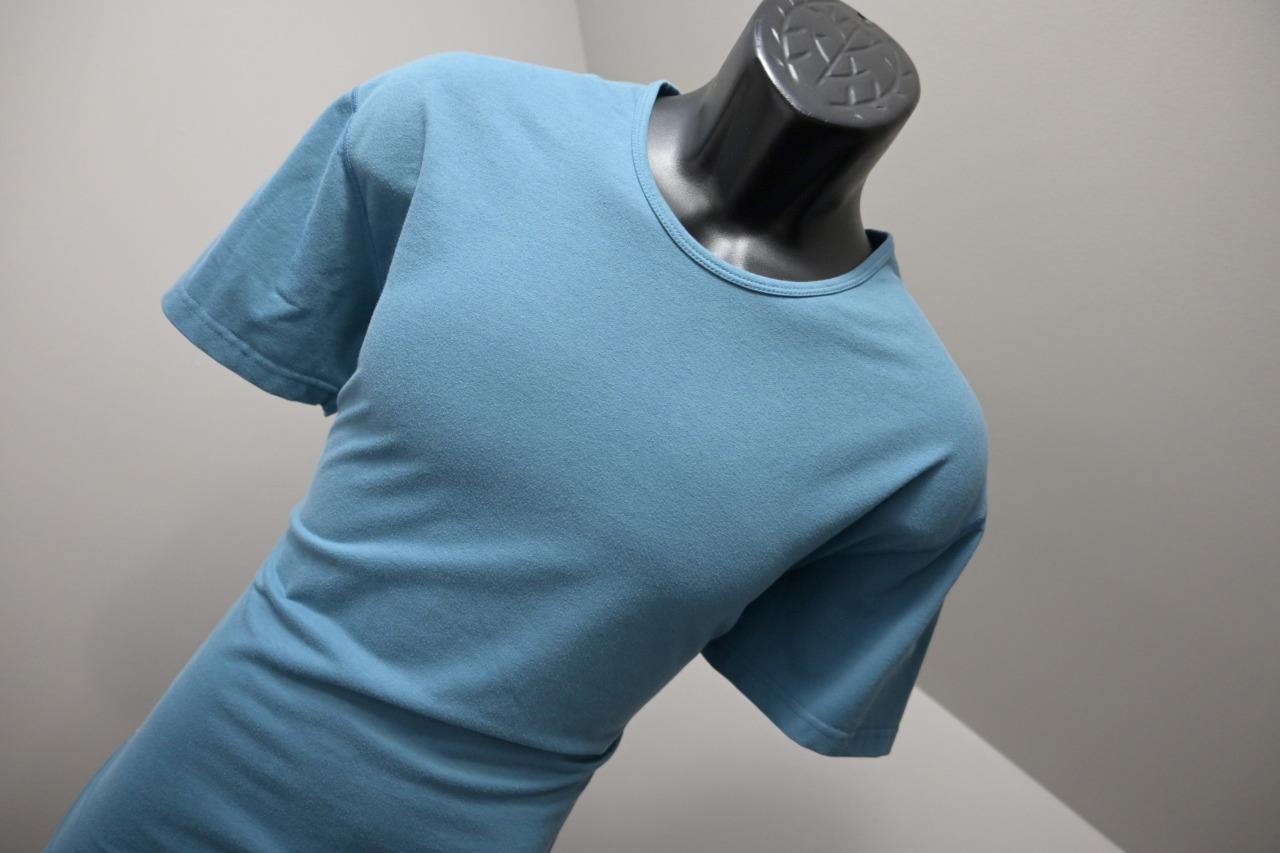 Bylt Drop Cut Gym Shirt Short Sleeve Atheltic Tee Blue Mens Size Large