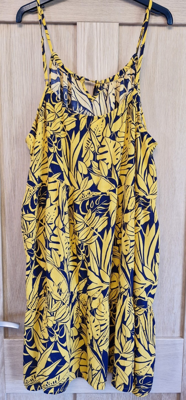 Accessorize Leaf Print Mini Dress Size XL BNWT