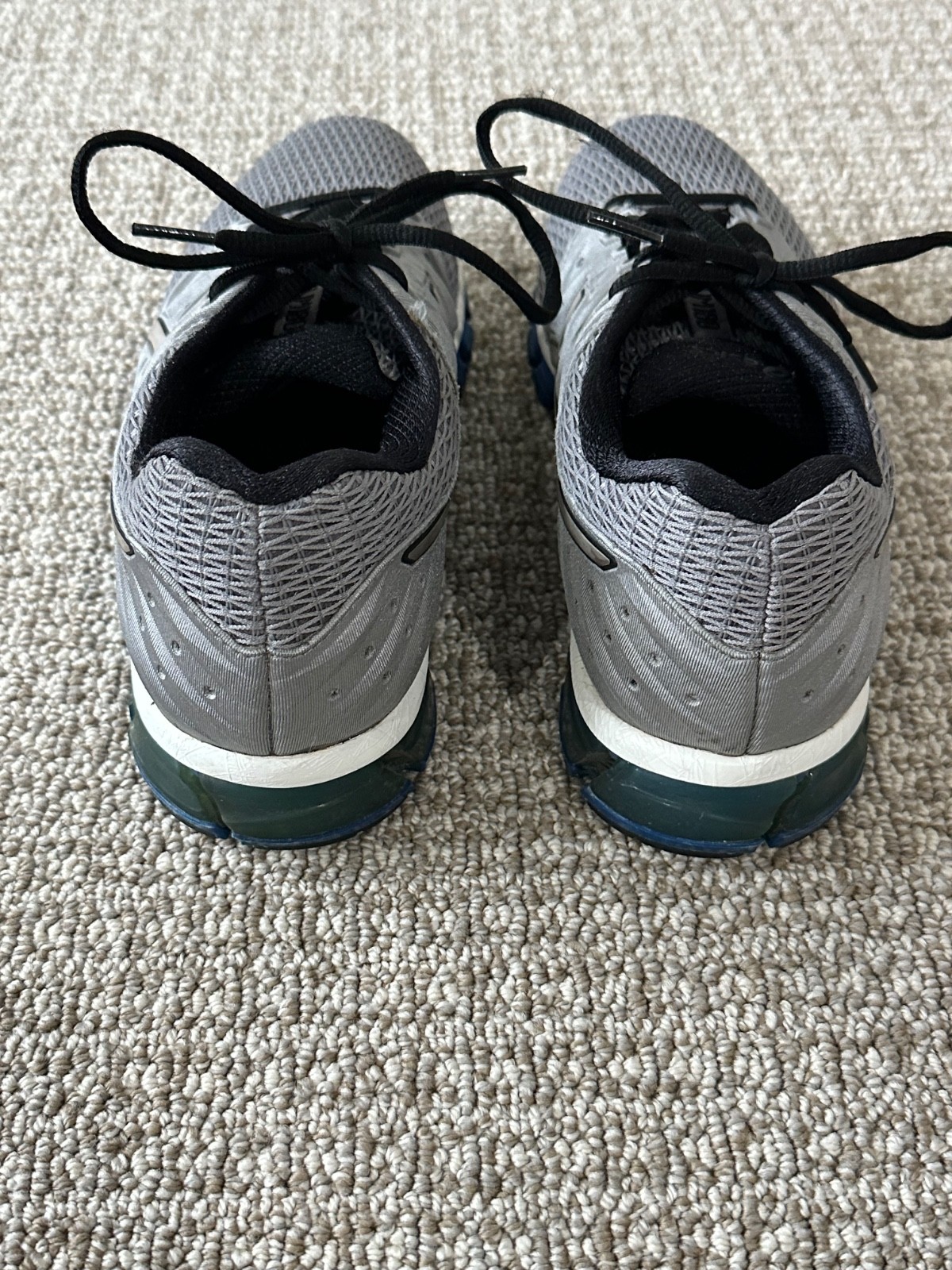 PREOWNED Asics Gel Quantum 180 Running Athletic Shoes Gray Size 9.5 Mens