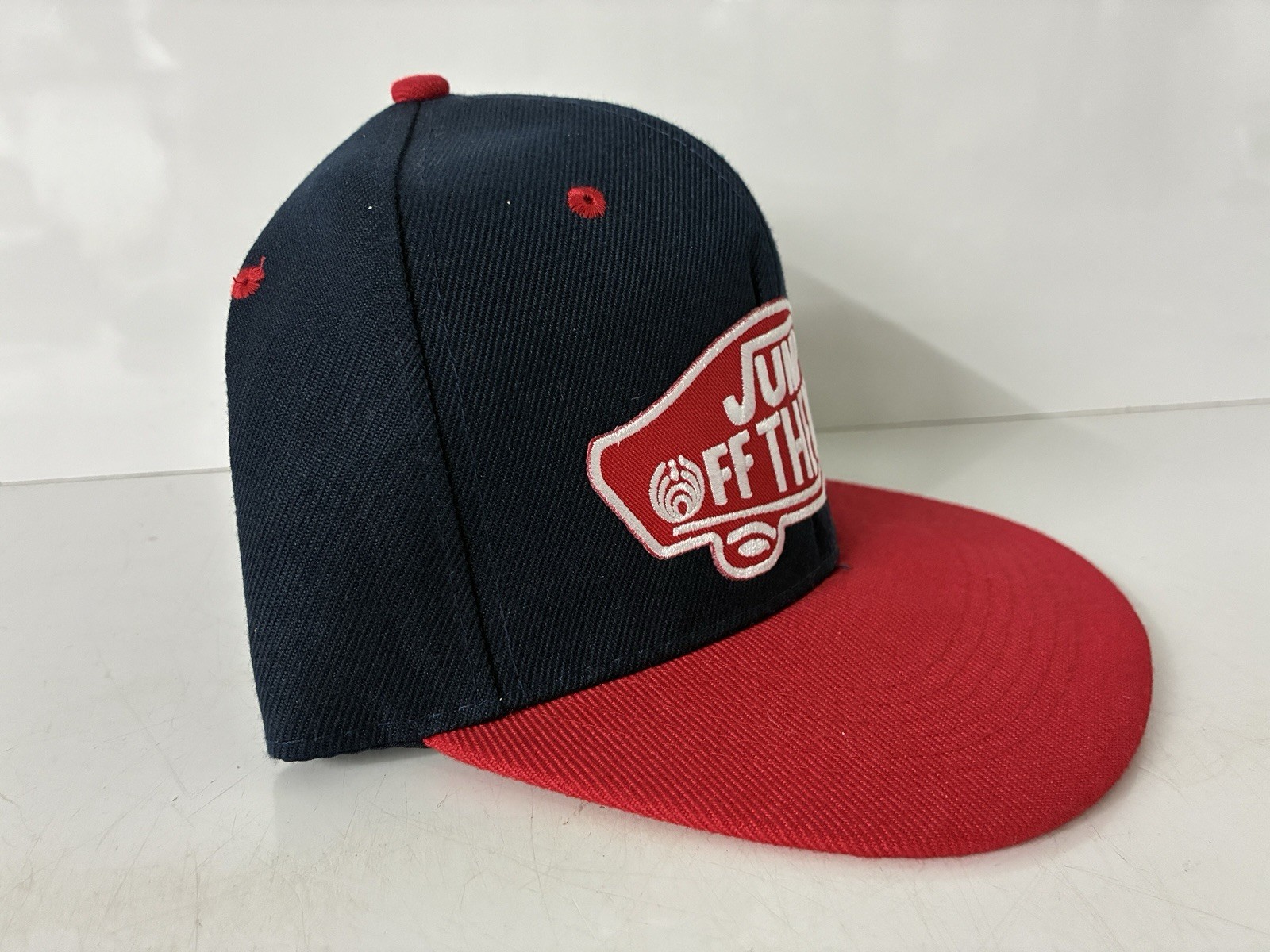 Gelante Snapback Hat Mens One Size Navy Blue Red Jump Off The Wall