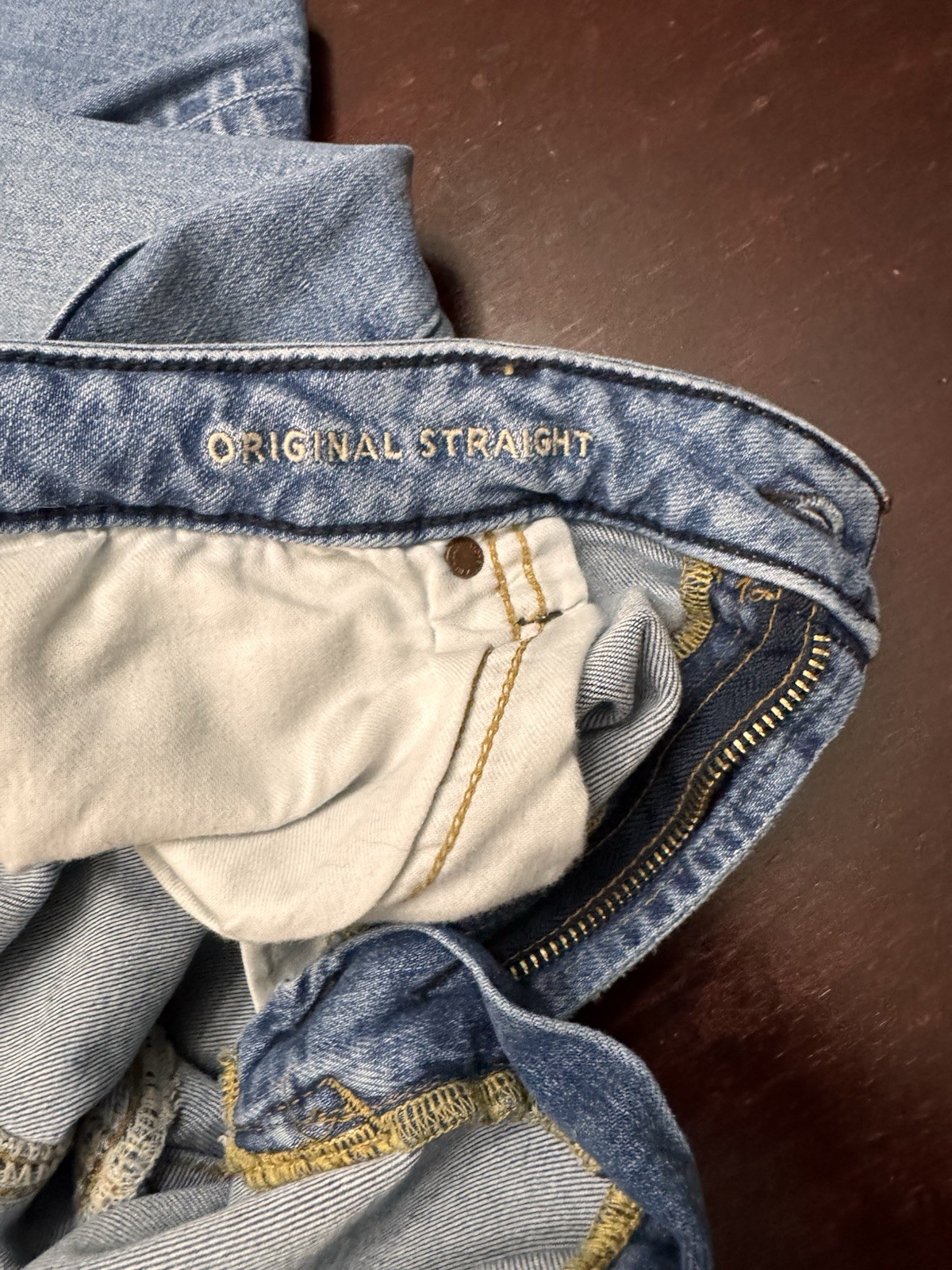 American Eagle AirFlex+ Straight Jeans – Light Wash – Men’s 34×30