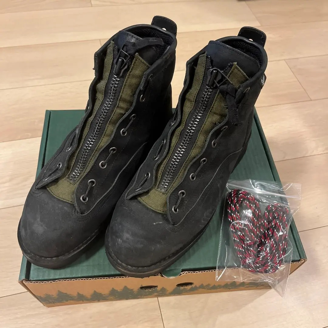 Danner Bull Work Cz Side Zip Boots D213226 Black US8.5 26.5cm Made in Japan