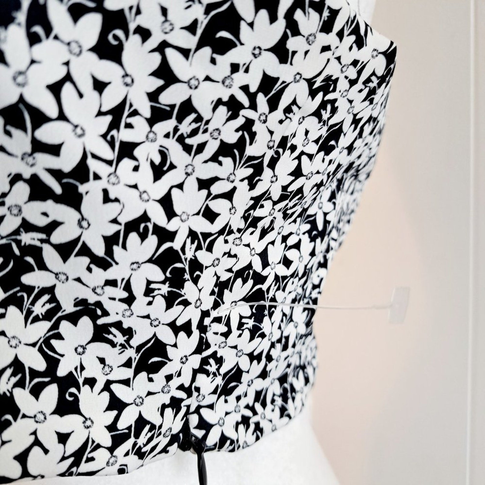 Bar III Sofia Richie Satin Ditsy Print Bralette