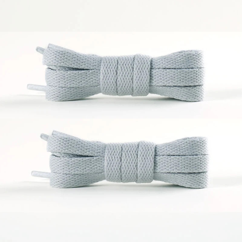 1Pair/3Pair 0.8cm Wide Flat Solid-Color Shoelaces High-Quality Shoelaces for Sne
