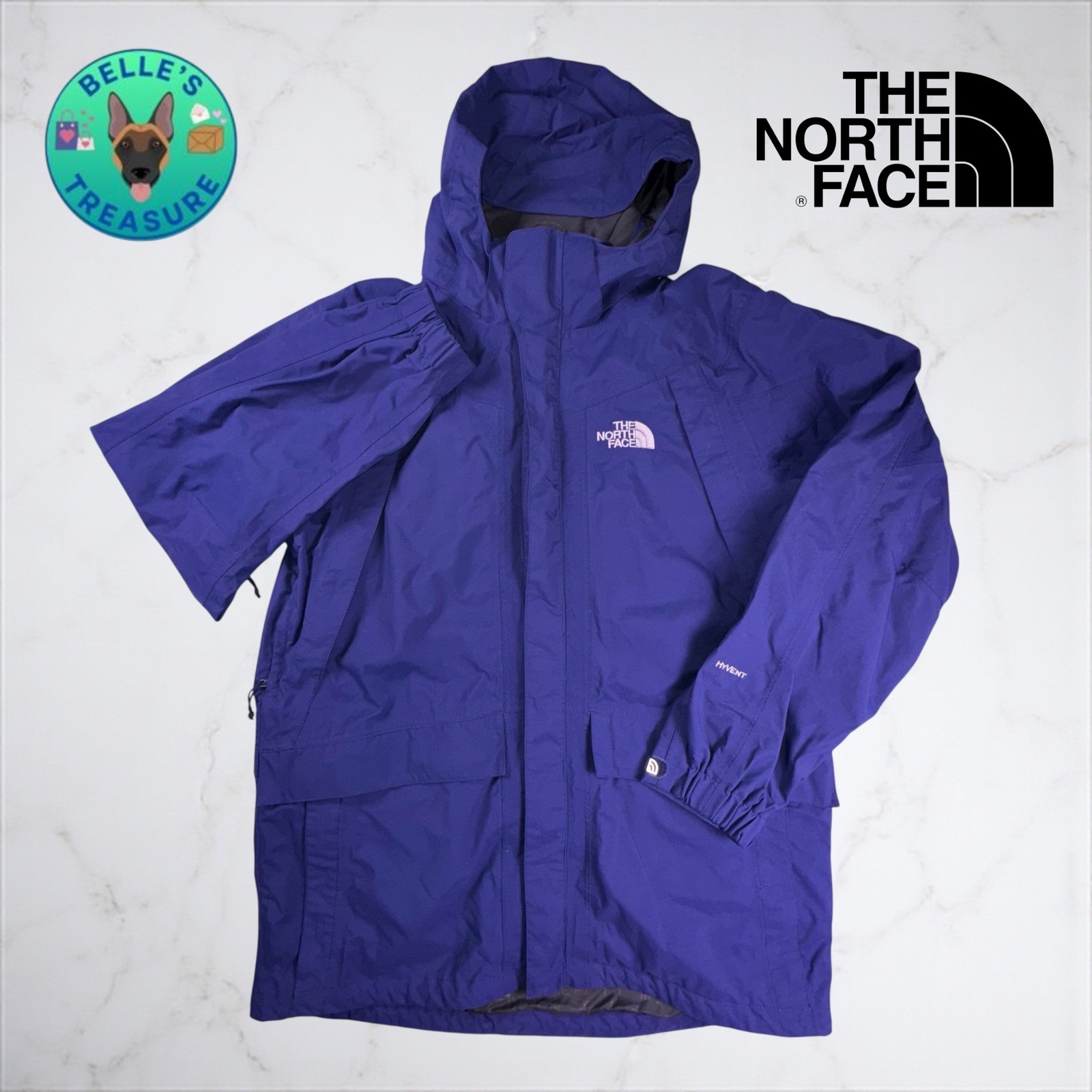 The North Face Coat Men Large Hyvent Dermizax Hoodie Mountain Jacket Winter Rain
