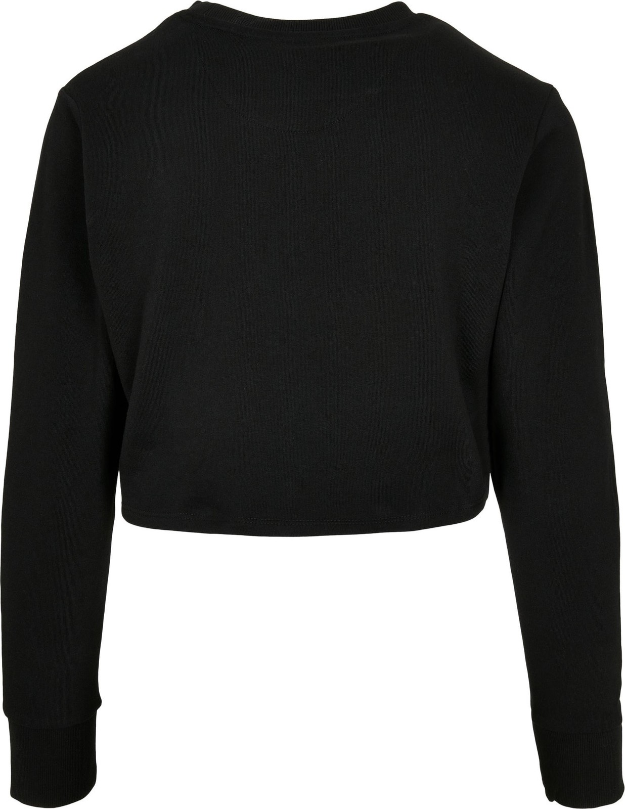 Build Your Brand Women’s terry cropped crew – Collar, Set-in sleeve, No pockets