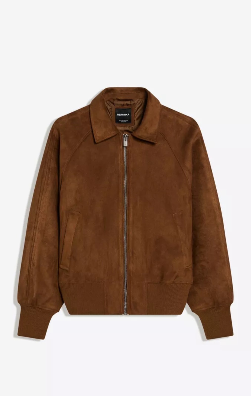 Men’s Leather Bomber Jacket Brown New, never used, size XL.