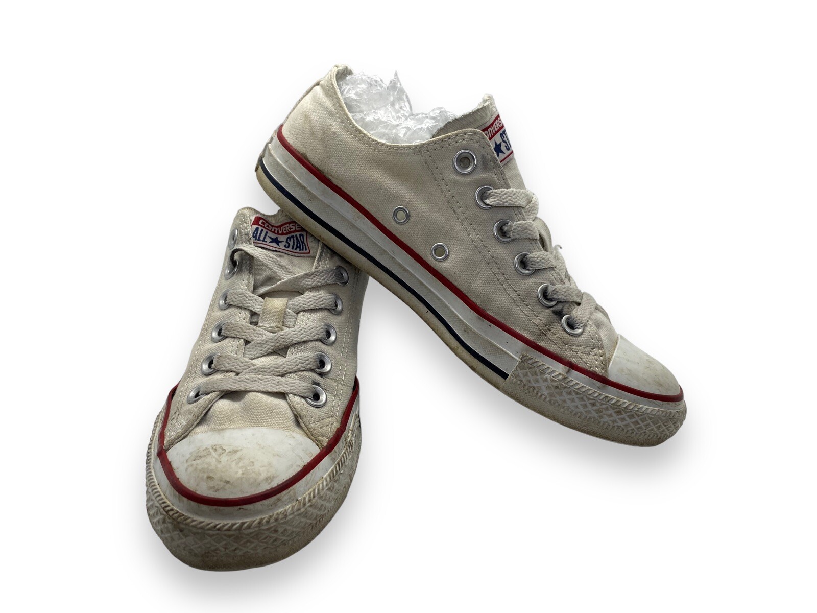 Converse Chuck Taylor All Star Sneaker Canvas White Shoe Men 5 Women 7 Low Top
