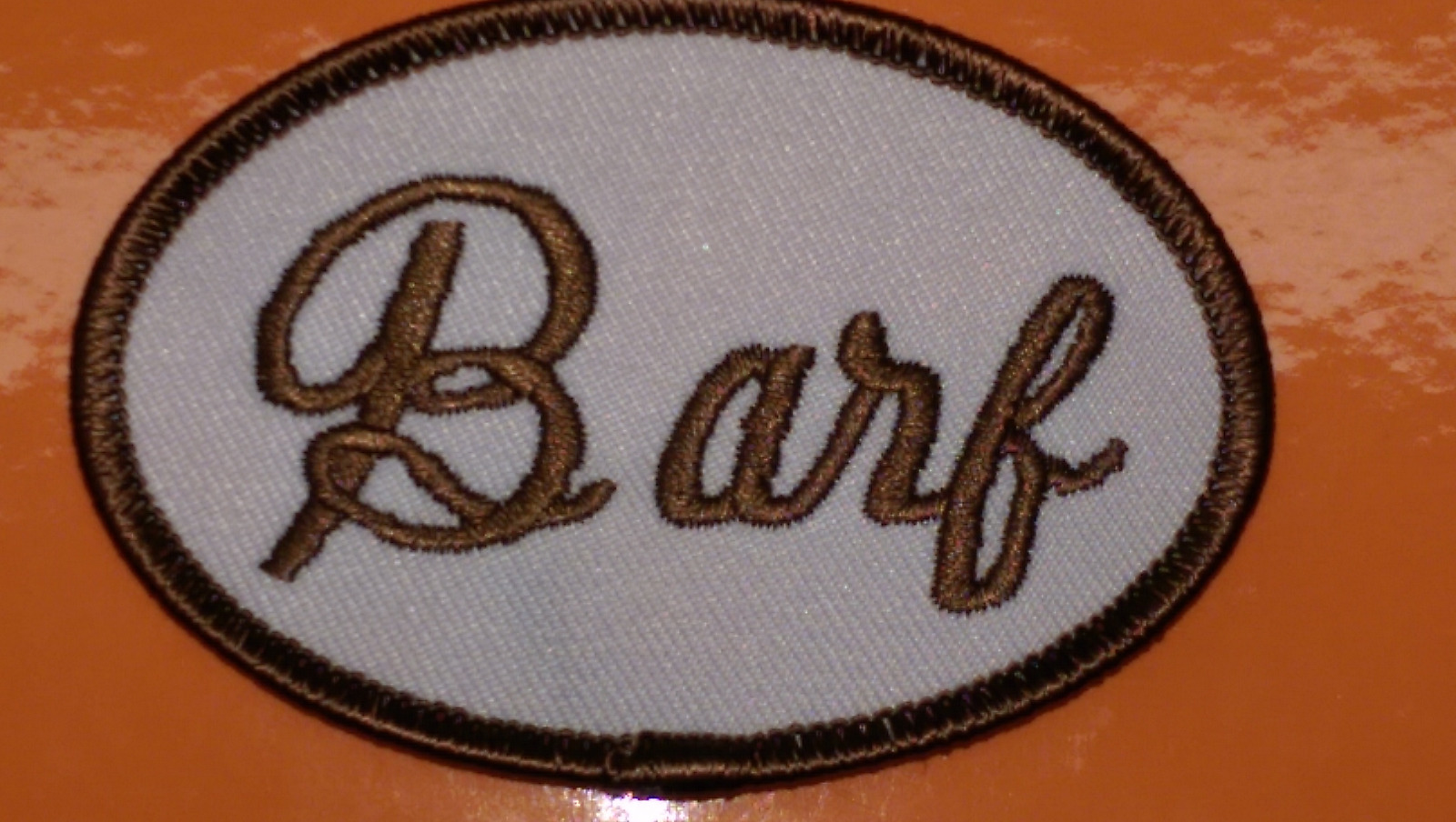 ORIGINAL! Iron-On BARF Costume Patch – Spaceballs Movie “I’m a MOG!” John Candy