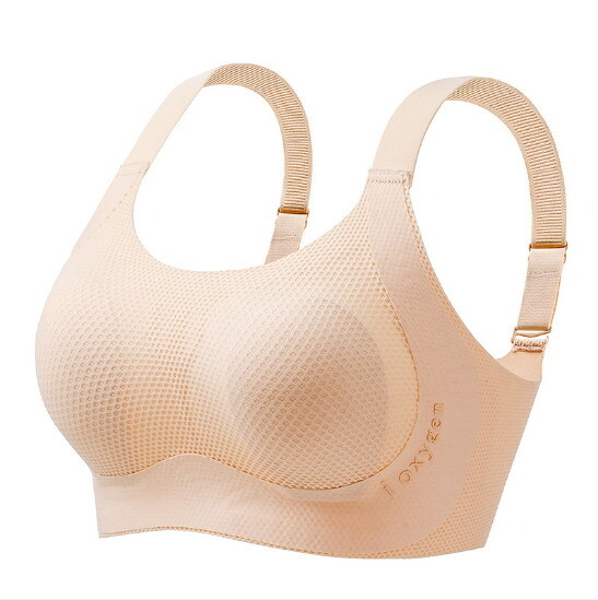 Women Bras Full coverage Strapless Seamless Ultra-thin Plus size Underwear 28391