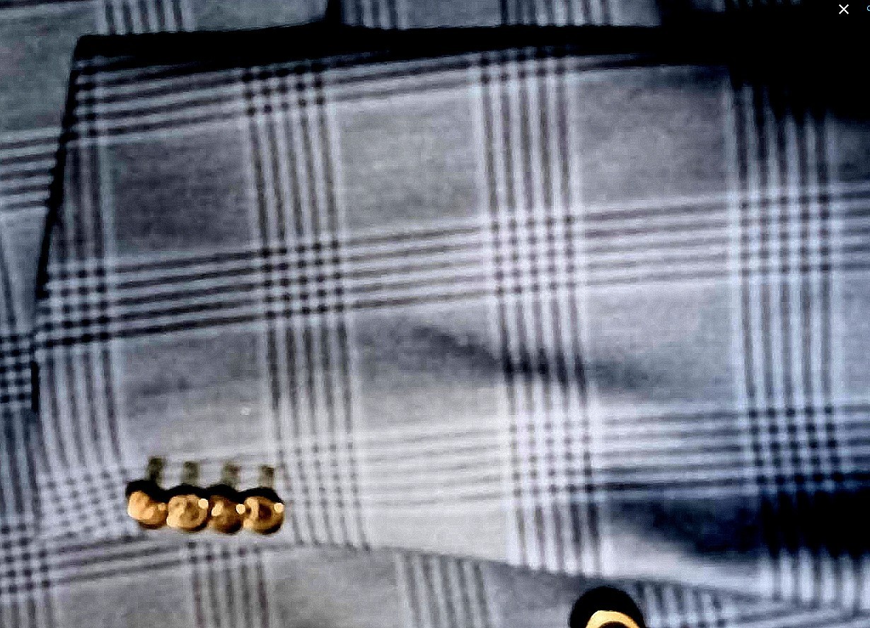 David August Blue Plaid Sport Coat Dual Vents Surgeon Cuffs 44XL