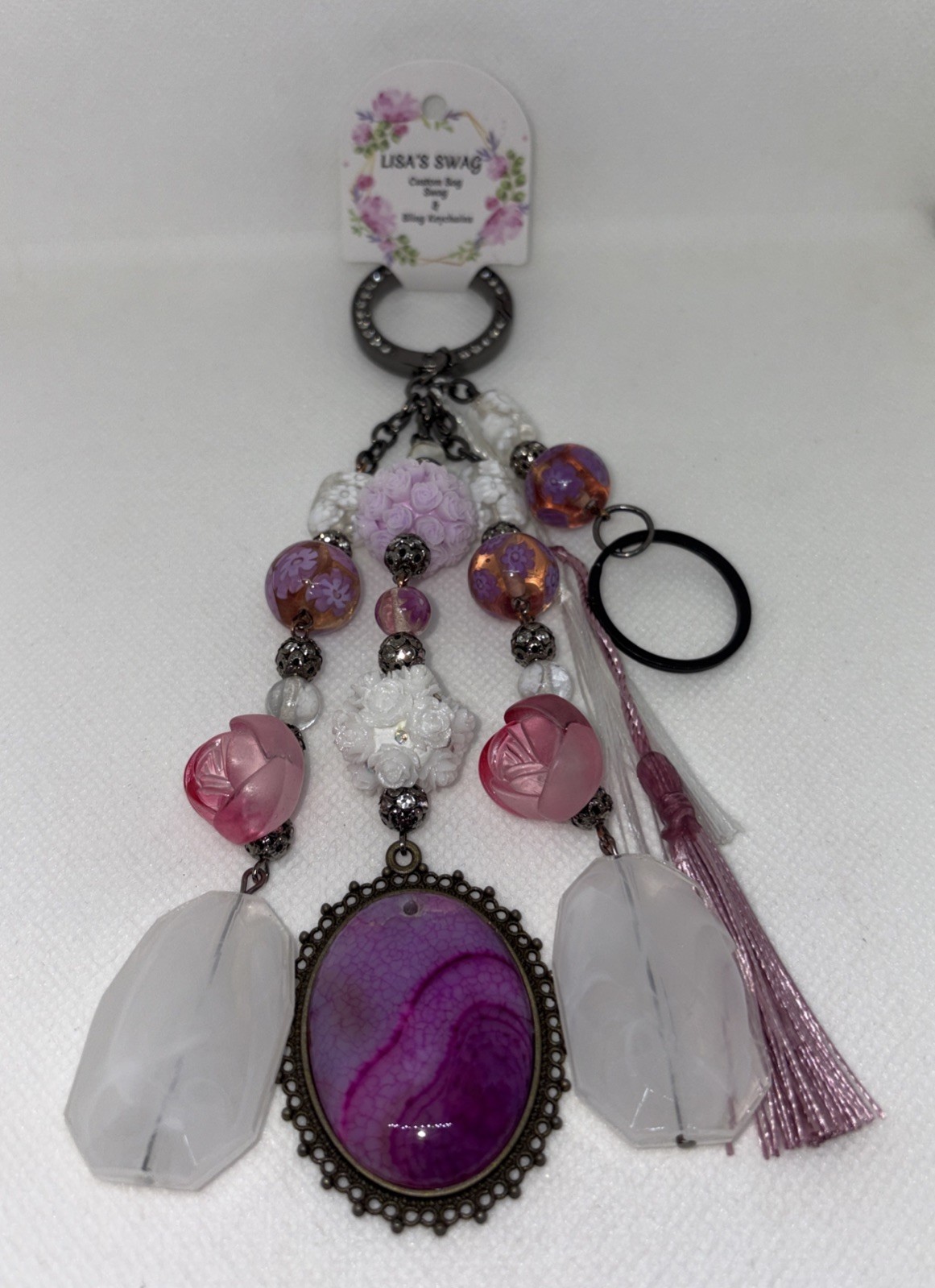 Purse Charm✨Bag Charm✨Bag Swag✨Handmade Bling Keychain✨Handbag Jewelry✨NWT