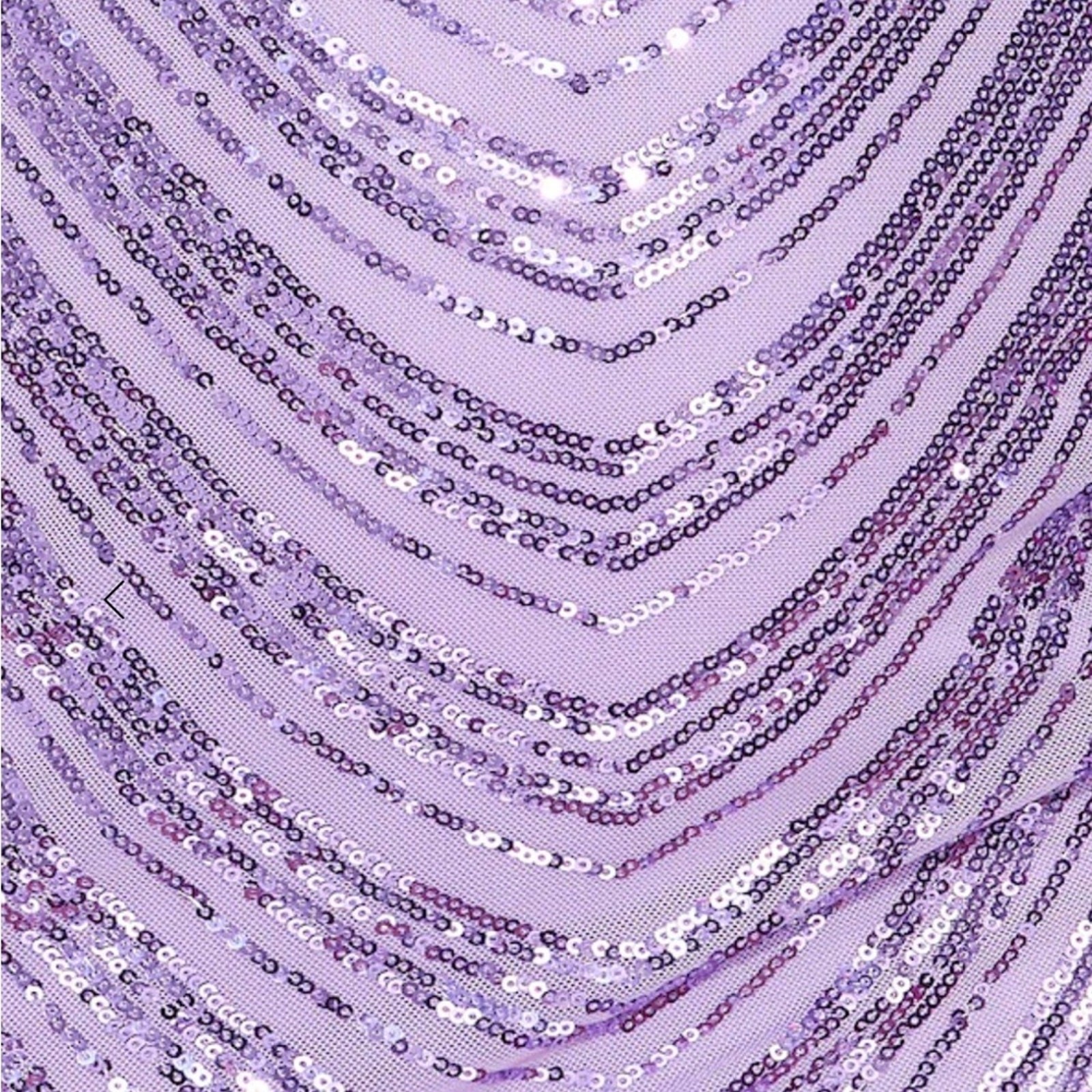 Hello Molly Stars Shining Bright Lavender Purple Sequin Strapless Mini Dress XS