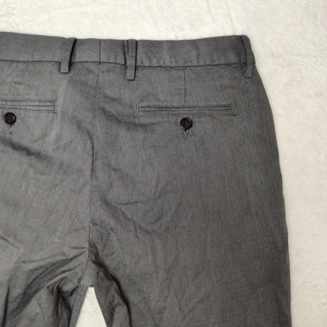 Bonobos Pants Mens 30×30 Gray Chambray Slim Tapered Tuesday Workday Warrior