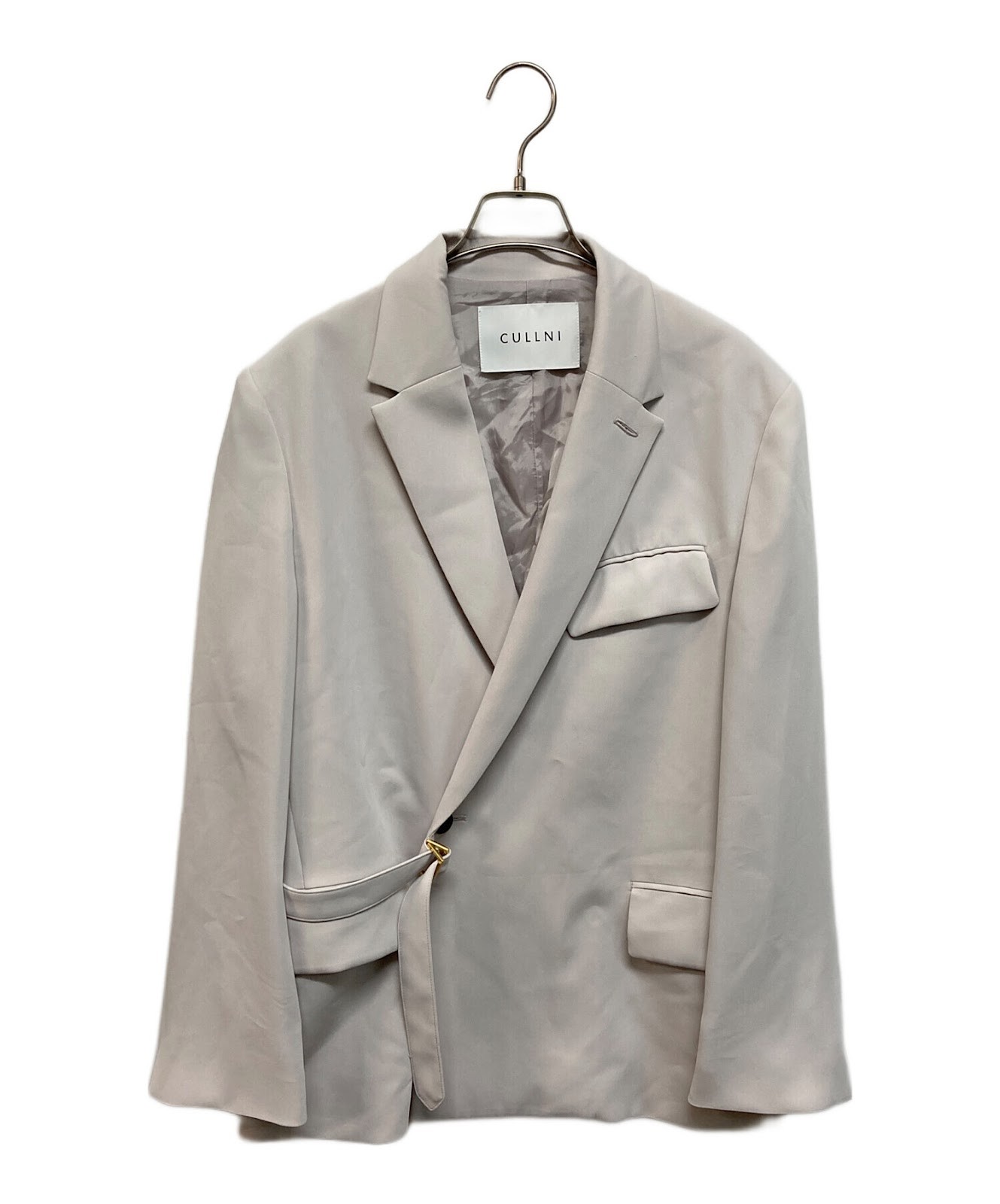 CULLNI Tielocken shirt jacket Size: M Light gray 25-SS-018 Men