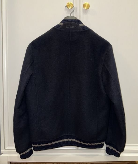 Men Kiton Napoli Bomber Multicolor Cashmere 42