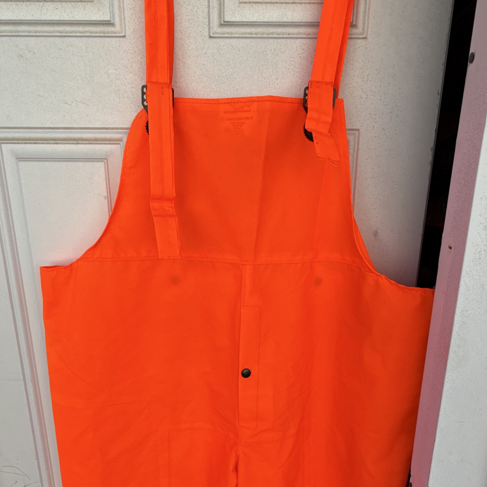 MCR Safety 2013R Hi-Vis Reflective Orange Bib Overalls XL ANSI/ISEAClassE sizeXL