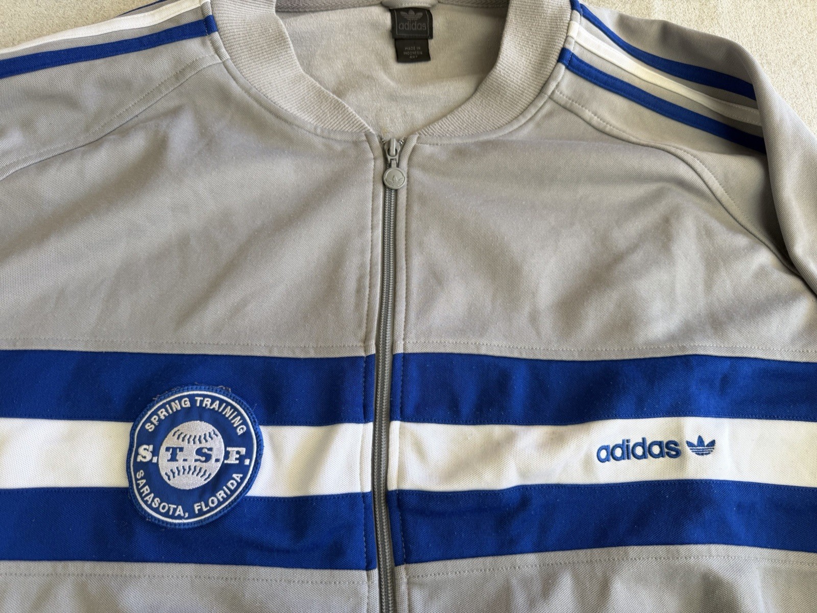 RARE LIMITED ED MLB adidas DINGER JACKET SARASOTA Baseball Track Sweat shirt 4XL