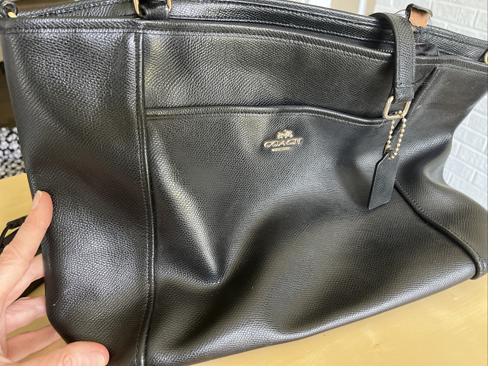 Coach Gallery Tote Shoulder Bag – Black – Extra Large!