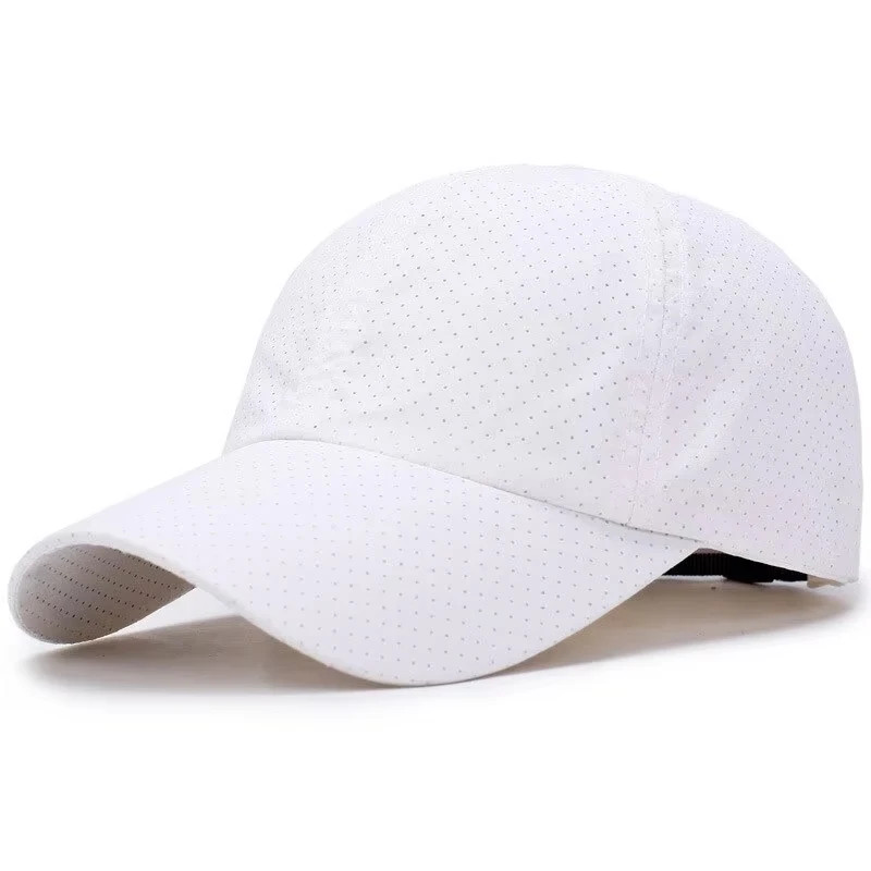 Unisex Breathable Mesh Baseball Cap Solid Color Sun Hat