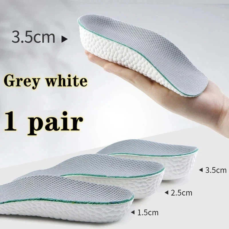 Shoe Insoles Inserts Pad Invisible Height Increase Heel Lift Taller Men Women US