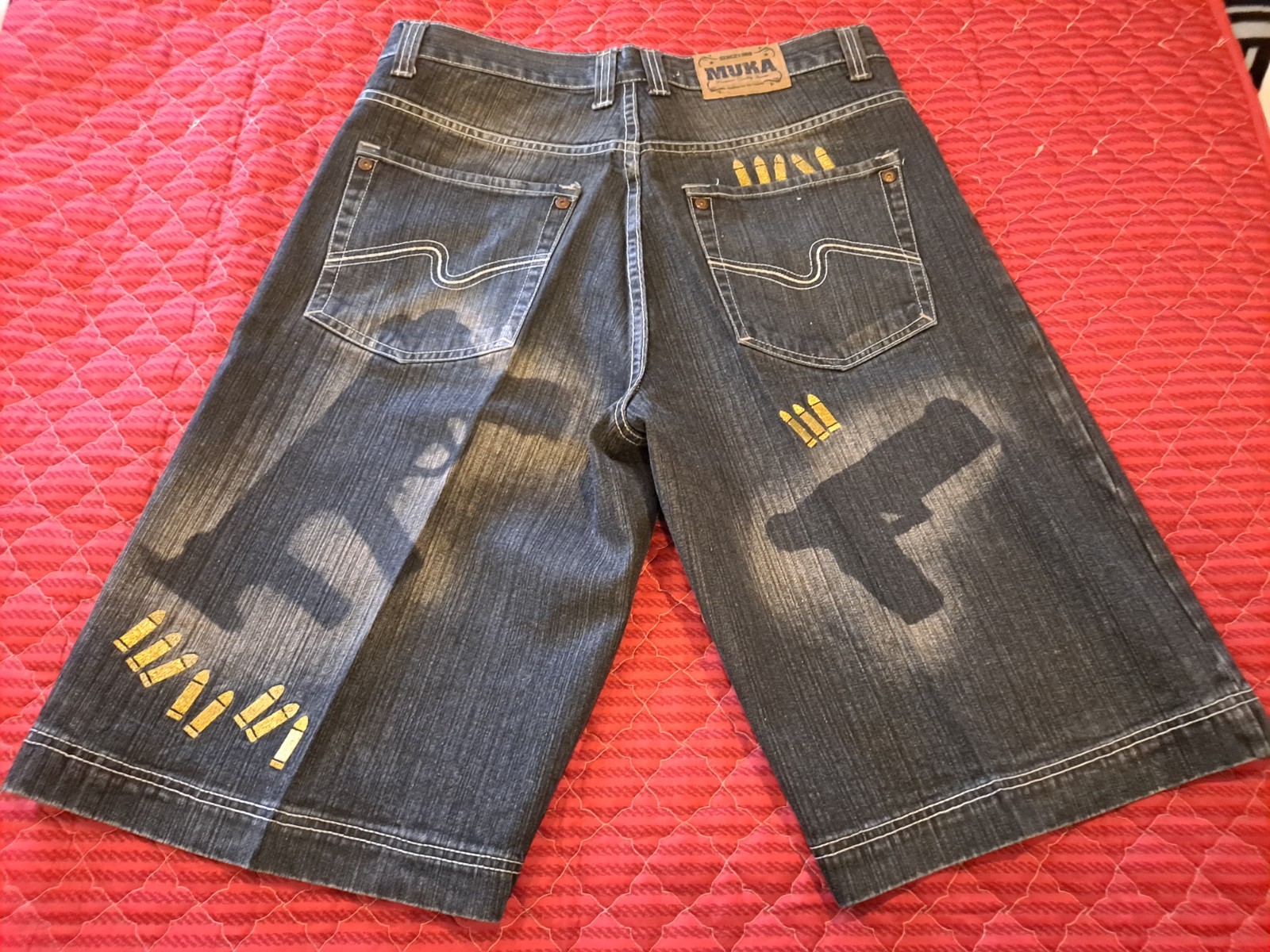 Muka denim shorts, men’s 38