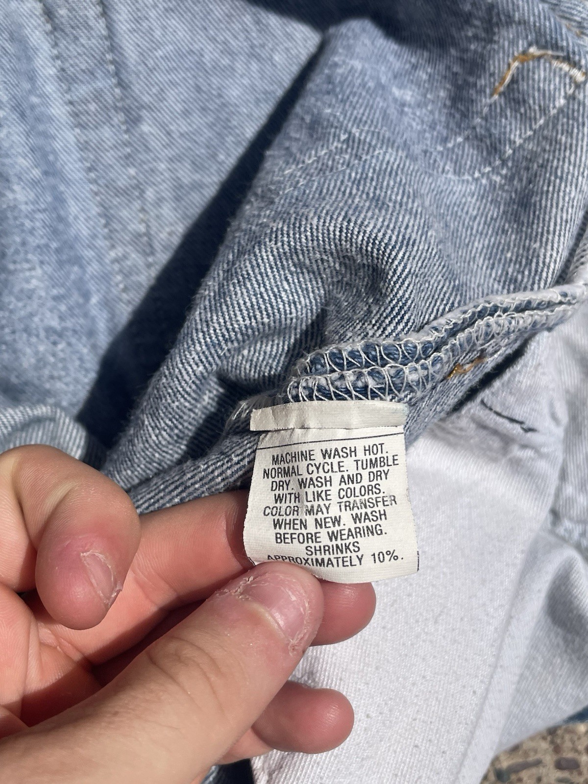 Vintage 80s Levis 501-0000 XX Jeans Mens 33×32 USA Blue Denim
