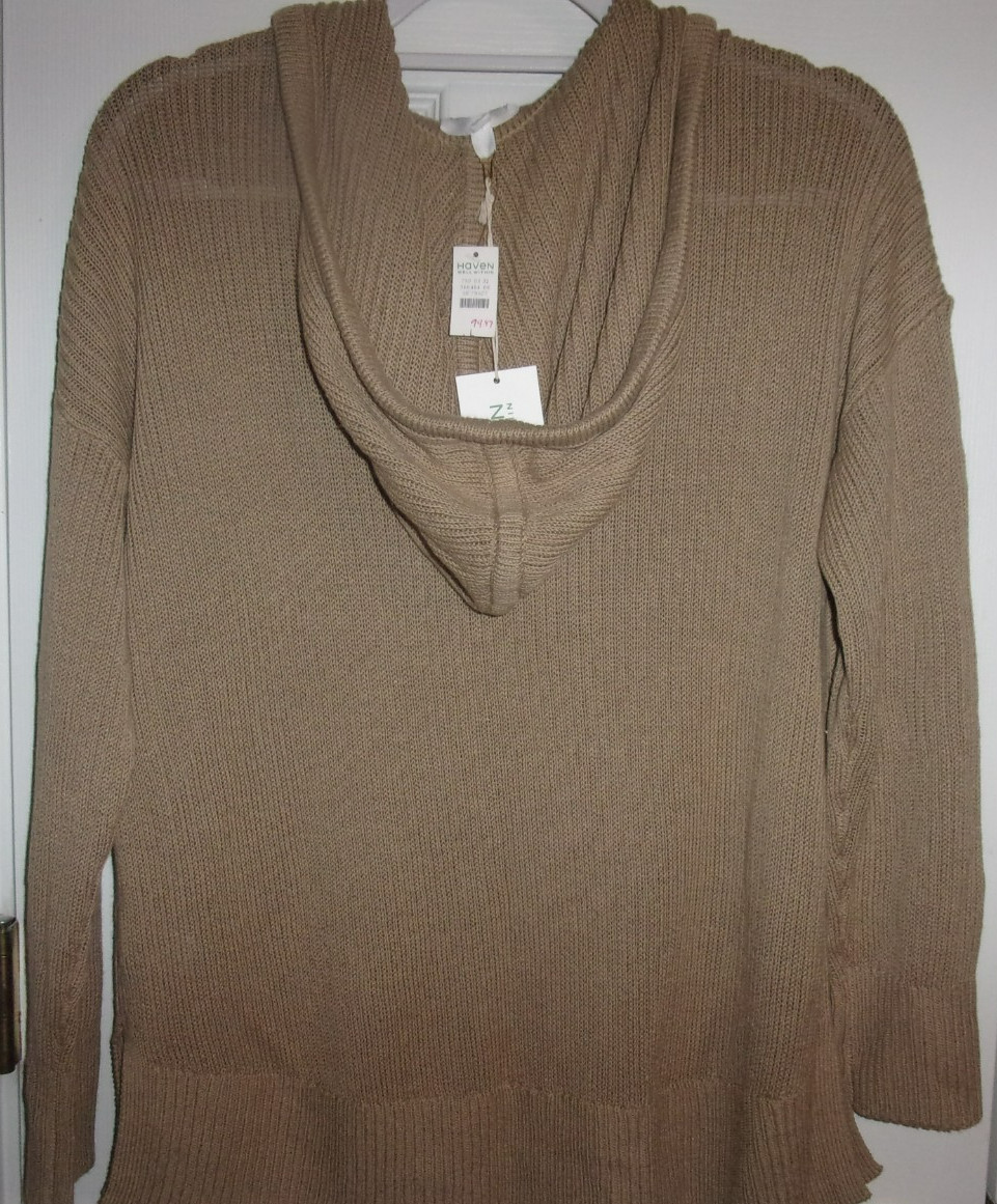 Haven WELL WITHIN 52% Linen 48% cotton Sweater Women’s Long Sleeve Size L