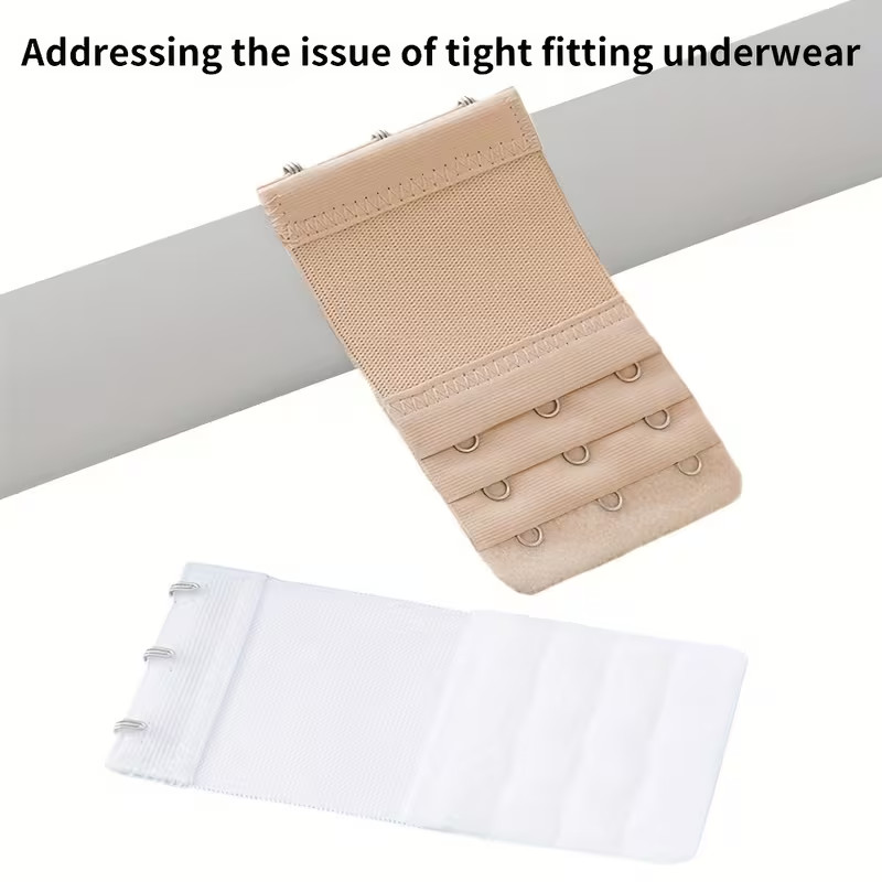 24Pcs Adjustable Bra Extender 2/3/4 Hooks with Elastic Underwear Strap Extension