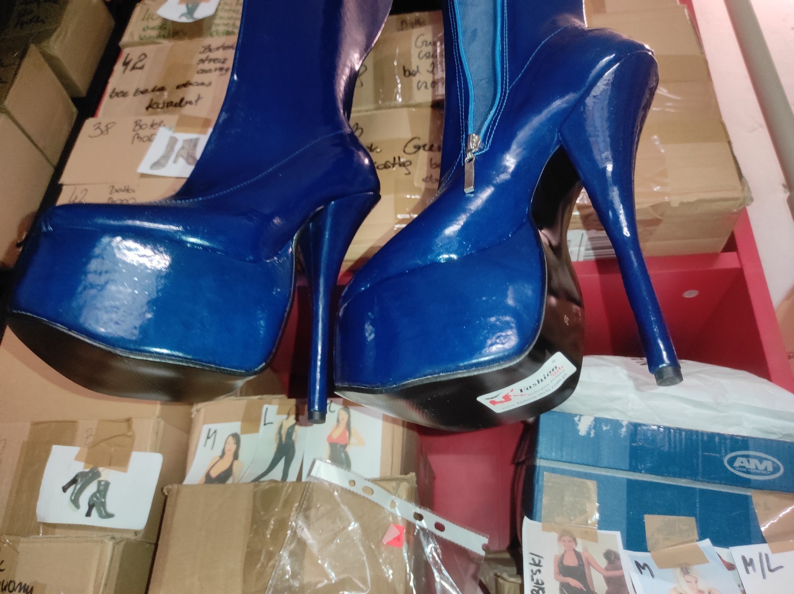 Rubber boots over the knee heel 20 cm platform 8 cm 37 38 39 40 41 42 43 44 45 46 47
