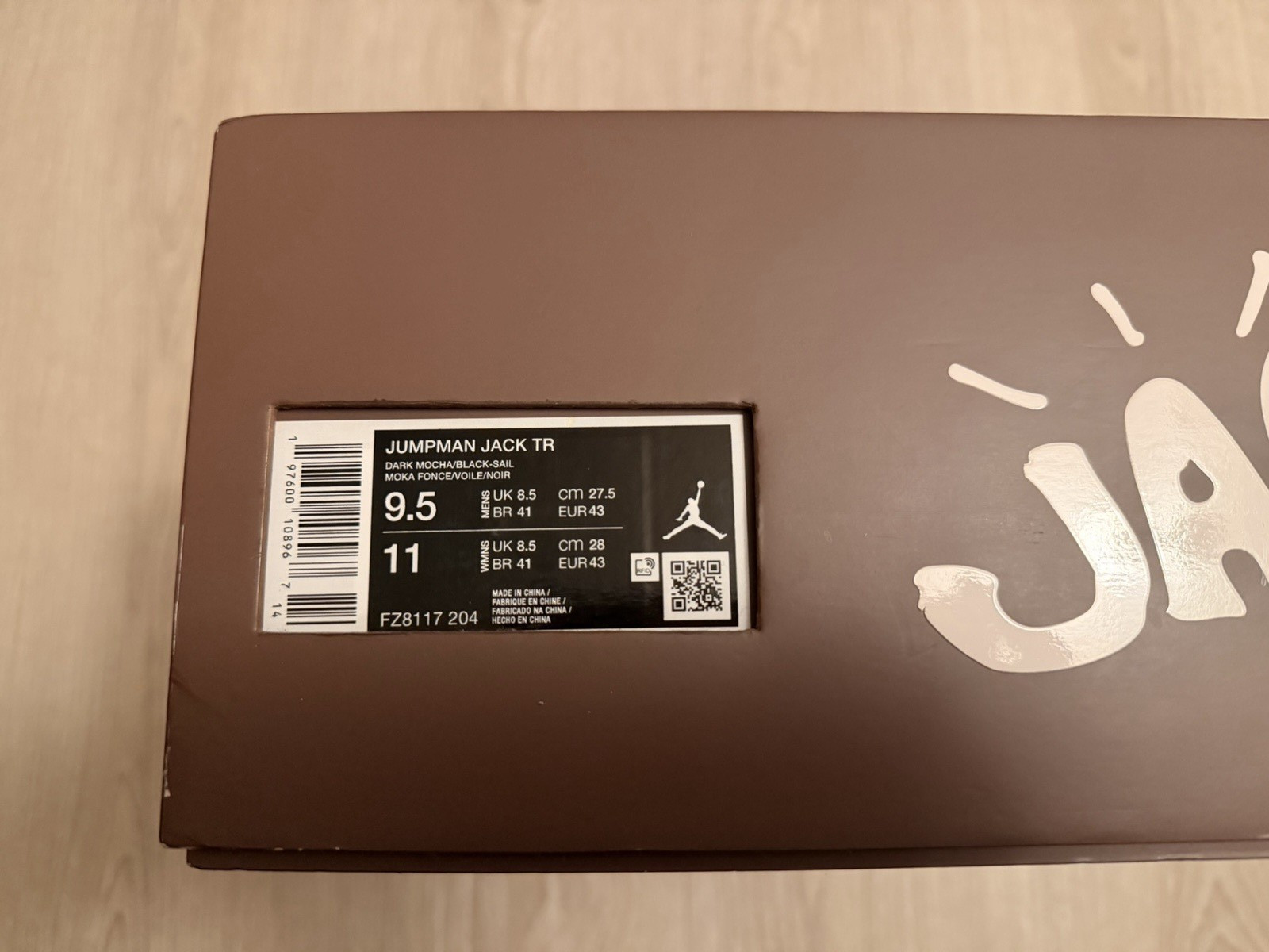 Jordan Jumpman Jack TR Dark Mocha Brown/Black Men’s Sneakers FZ8117-204