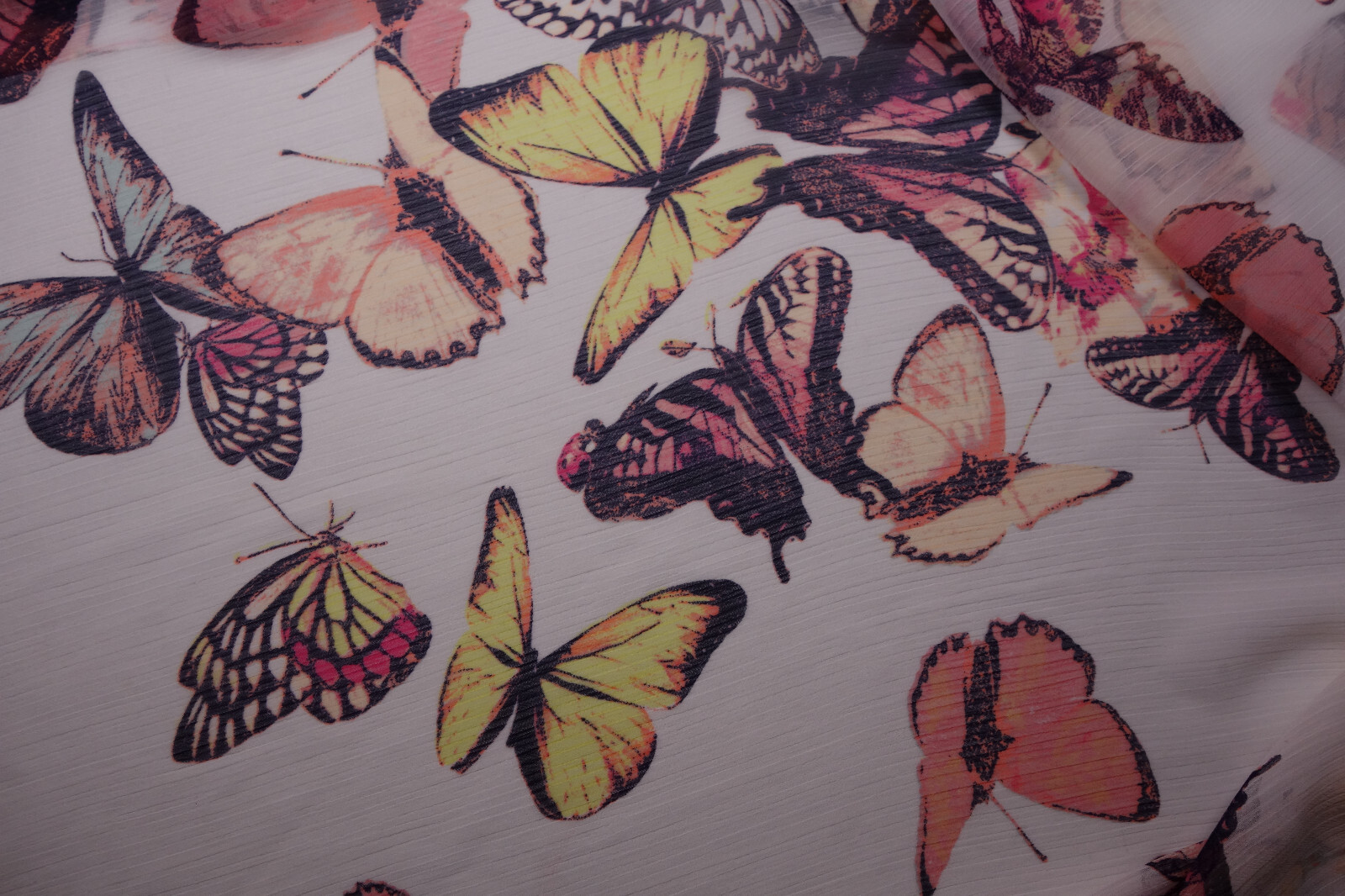 INC INTERNATIONAL CONCEPTS Beige Butterfly Lightweight Neck Scarf Wrap 48×51 in