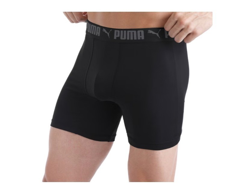 PUMA Men’s Boxer Brief, 5 pack Recycled Polyester Comfort Waistband