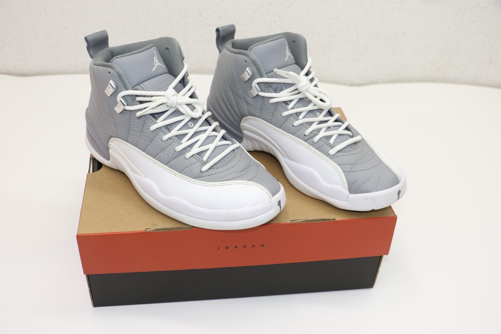 Nike Air Jordan 12 Stealth 2022 White Grey Black OG High СТ8013-015 – SZ 8