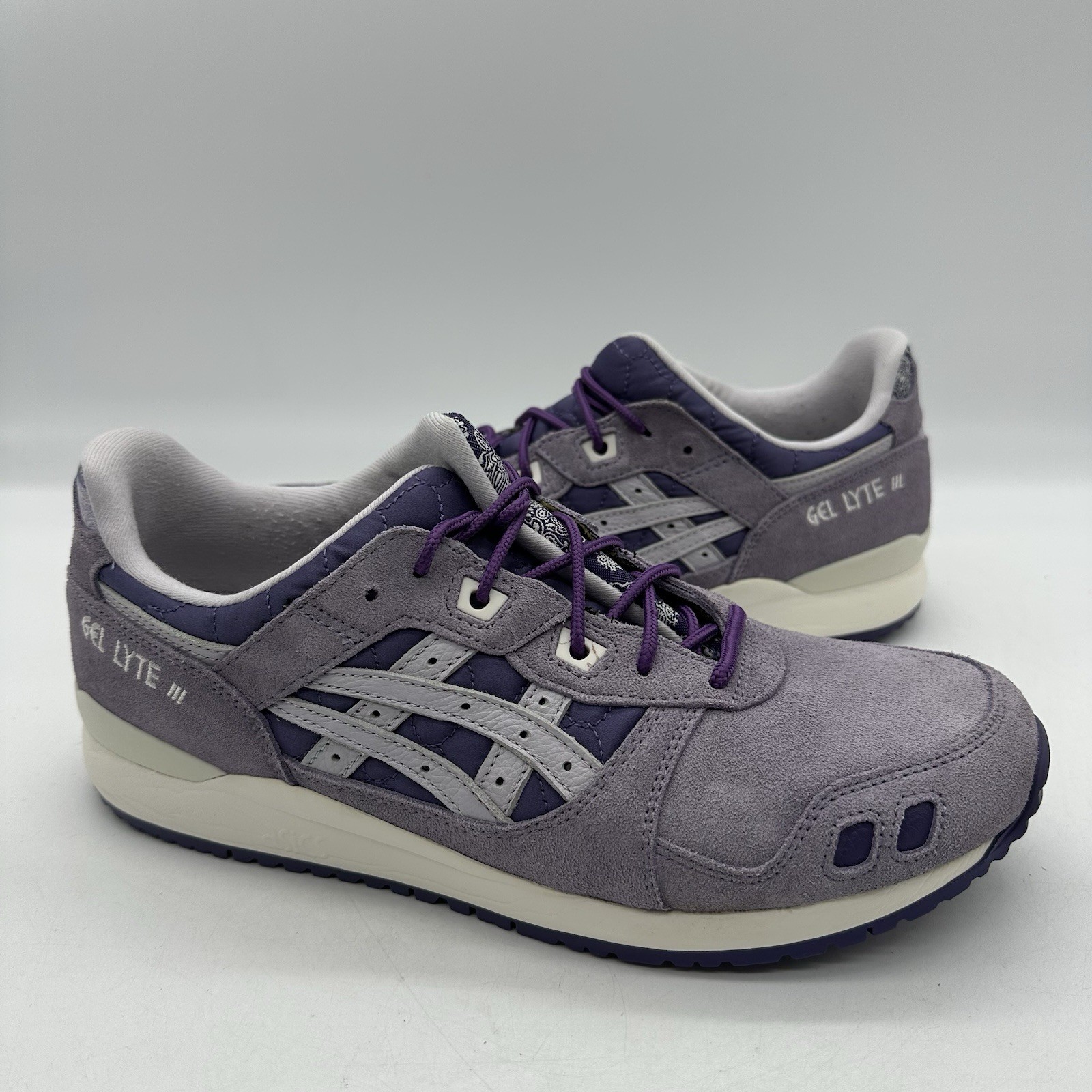 ASICS Gel-Lyte III OG 1201A318 Men’s Size 9.5 Running Shoes Paisley Pack Purple